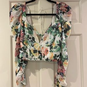 For Love & Lemons Floral Blouse